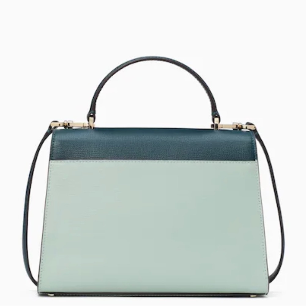❌SOLD❌THRD-NWT Kate Spade New York Top Handle Color-Blocked Leather Satchel - Picture 6 of 9